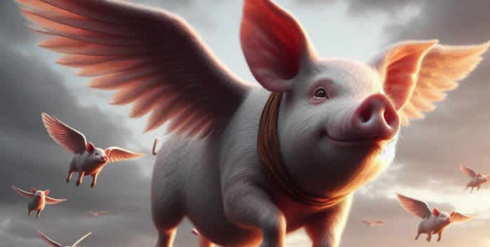 เจ้าหมูบินไม่ได้ (แต่พยายามมาก)